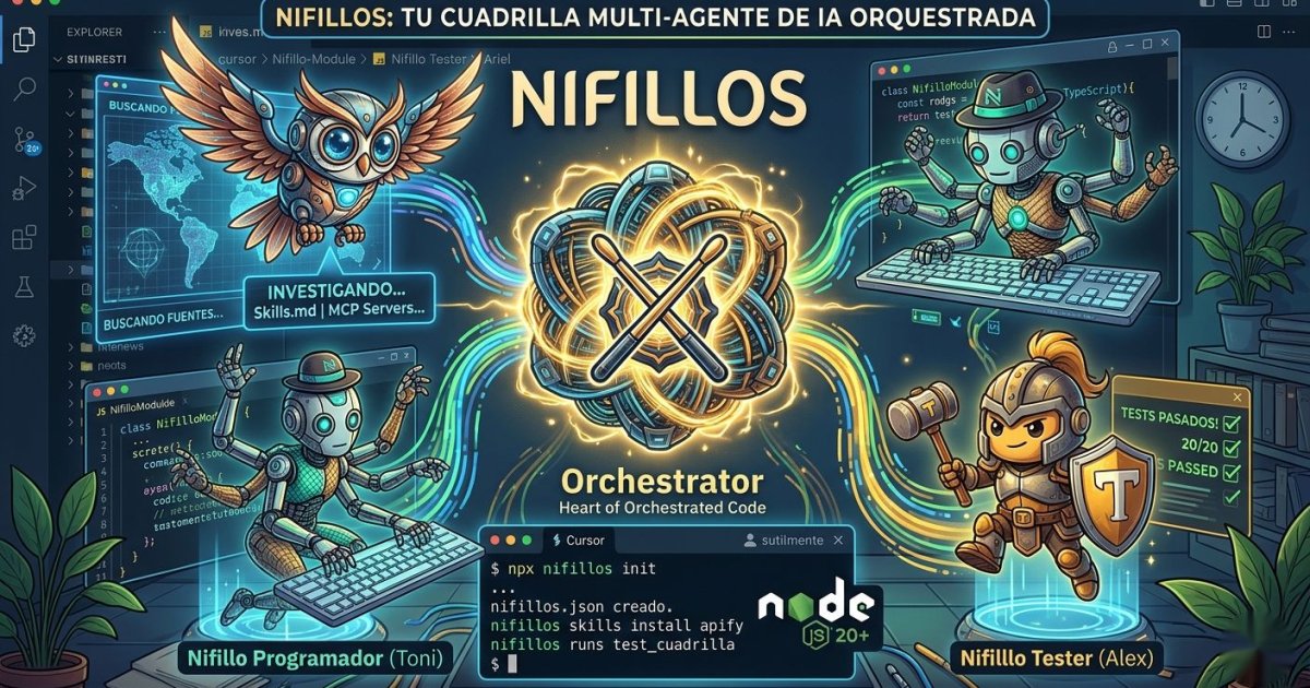 Nifillos: orquesta equipos de IA para automatizar tu trabajo repetitivo
