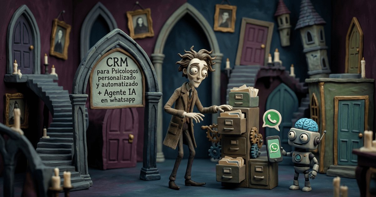 CRM para Psicologos personalizado, automatizado + agente whatsapp